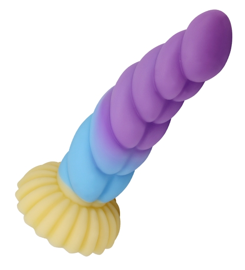Barevné dildo jednorožec