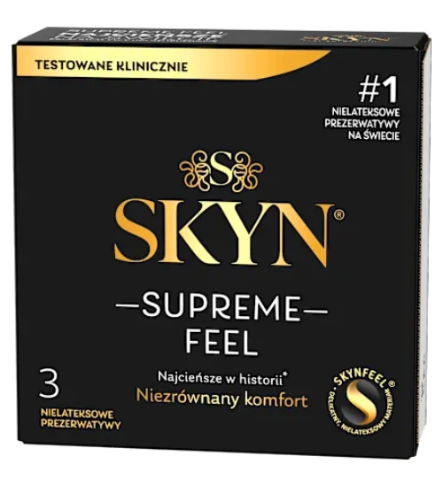 Ultra tenké Skyn Supreme Feel 3 ks