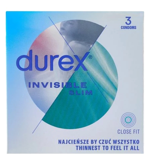 Kondomy Durex Invisible Slim Thin