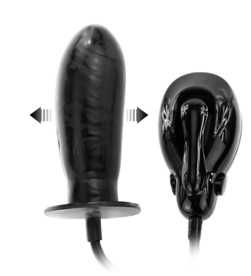 Automatické nafukovací anální dildo