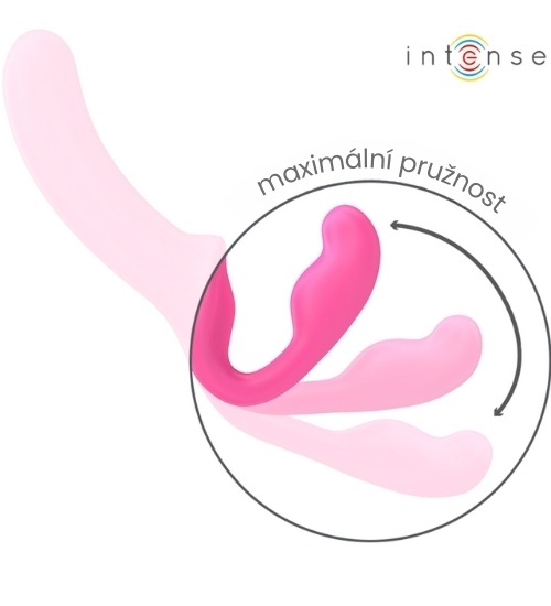 Dvojitý strap-on s dálkovým ovládáním