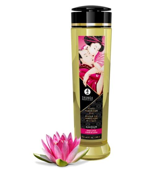 Masážní olej - Sladký lotos