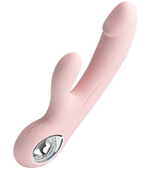 Diskrétní růžový VIP zajíček