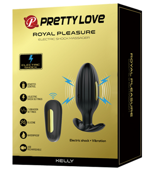 Pozlacená zástrčka s elektřinou a dálkovým ovládáním