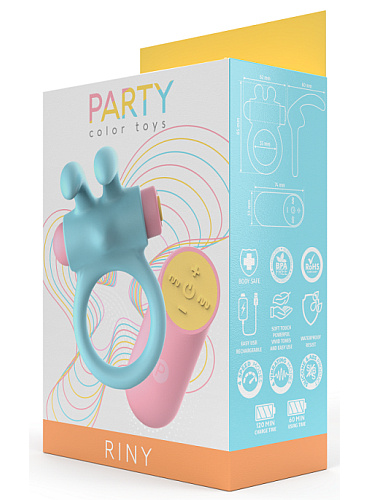 Vibrační kroužek s dálkovým ovládáním - 10 vibračních režimů