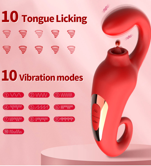 Vibrátor pro stimulaci bodu G a klitorisu