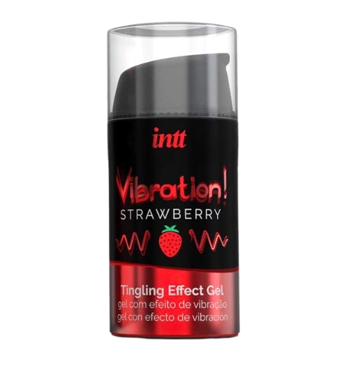 Jahodový tekutý vibrátor