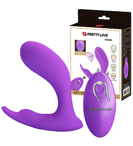 Fialový šnek pro stimulaci klitorisu a bodu G