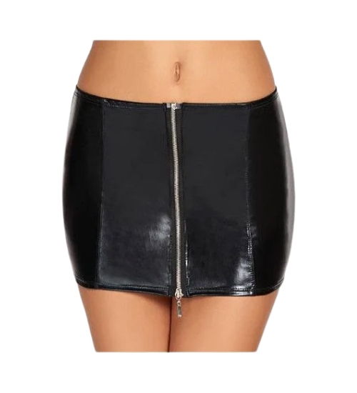 Černá sukně se zipem