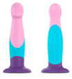 Tříbarevné pastelové dildo Mythology