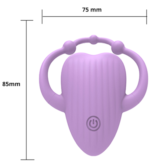 Fialový masážní přístroj Erospace ovládaný aplikací