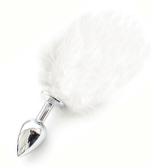 Anální kolík - nadýchaný bílý ocas