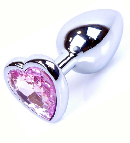 Stříbrný špunt se srdcem