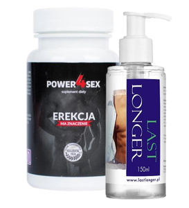 Power4sex + Last Longer gelové tablety