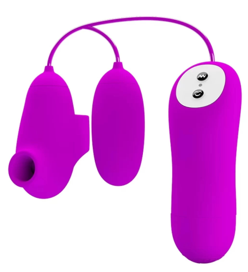 Vzduchový stimulátor klitorisu + vajíčko