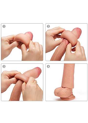 Překrytí prodloužení mužského penisu