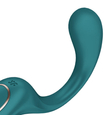 Modrý vibrátor s duální stimulací