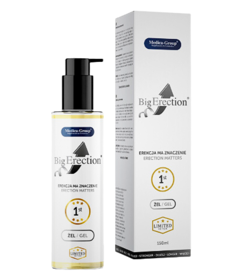 BigErection gel pro silnou a dlouhou erekci - 150 ml