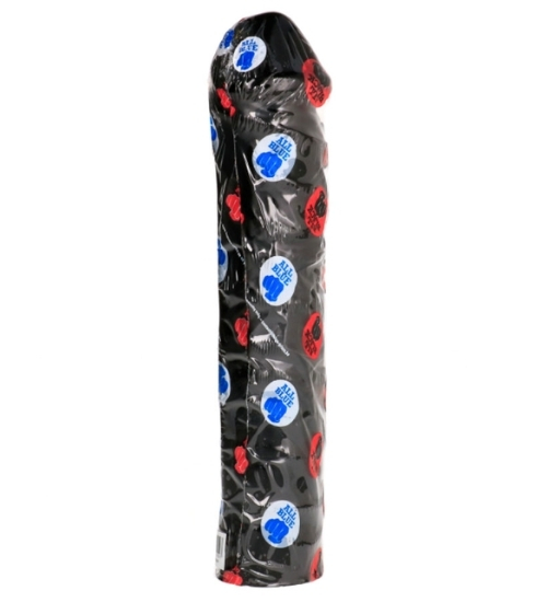 Obrovské černé anální dildo