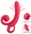 Vibrátor se stimulací jazyka a klitorisu