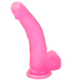 Růžové realistické dildo