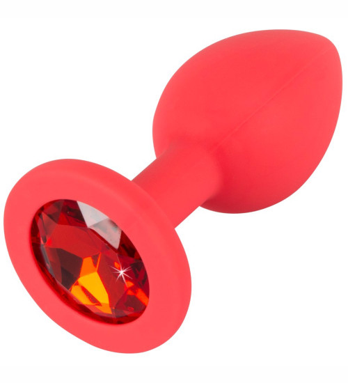 Silikonová zátka s půvabným diamantem