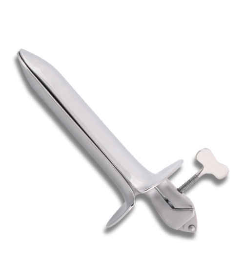 Kovové vaginálně-anální spekulum