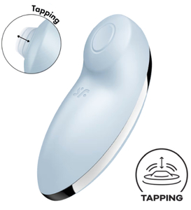 Modrý stimulátor klitorisu Blue Tap & Climax 2