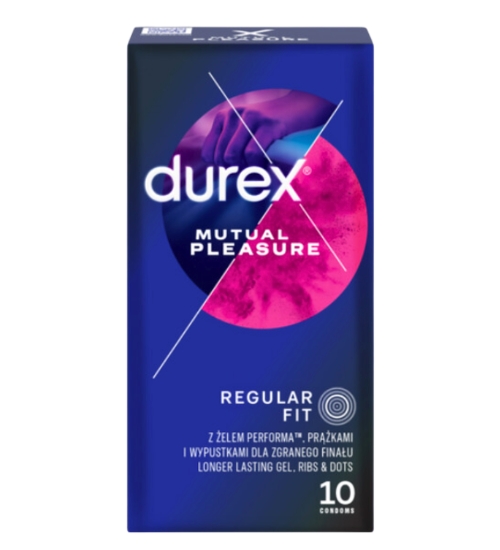 Durex Mutueal Pleasure kondomy 10 ks