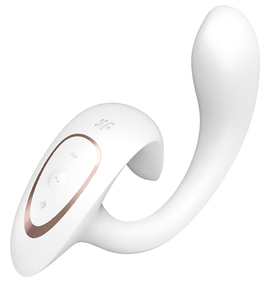 Vibrátor Satisfyer pro stimulaci bodu G a klitorisu