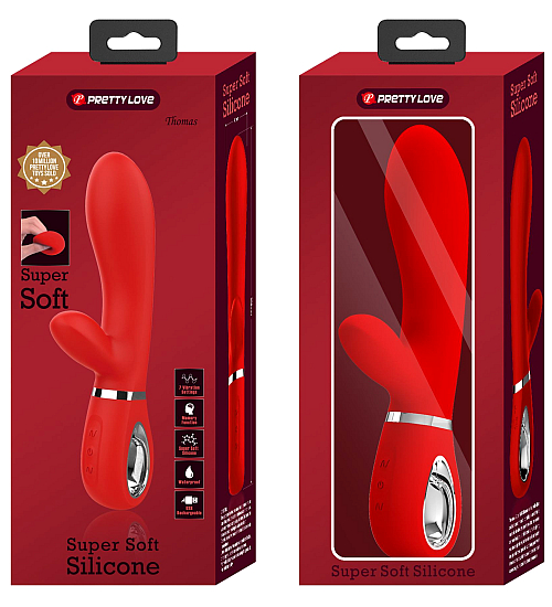 Vibrátor pro bod G potažený silným silikonem