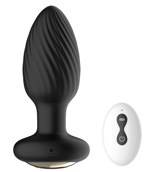 Rotační anální kolík s dálkovým ovládáním