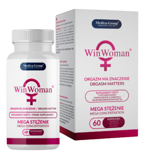 WinWoman 60 kapslí - tablety pro posílení ženského orgasmu