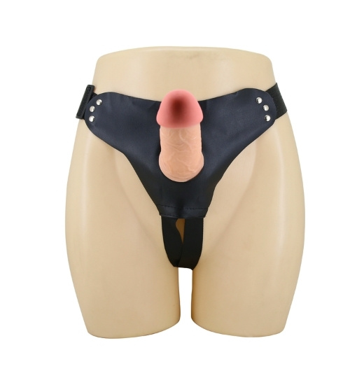Měkký strap-on s králíčkem
