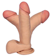 Realistické dildo s páteří