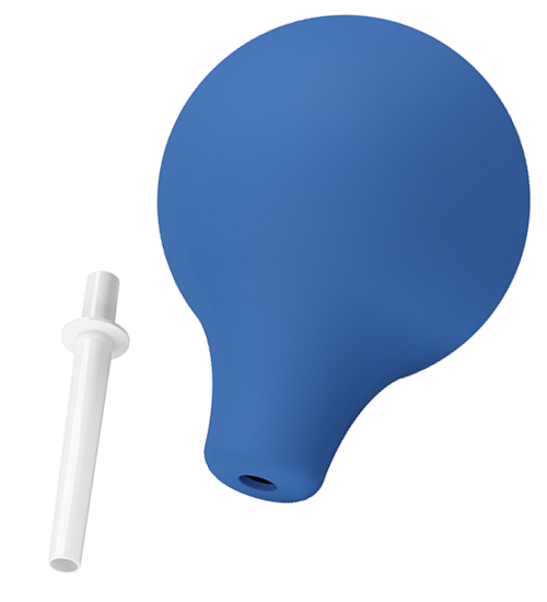 Modrá klystýrová hruška - 224 ml