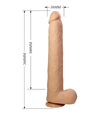 Velké realistické dildo 30 cm