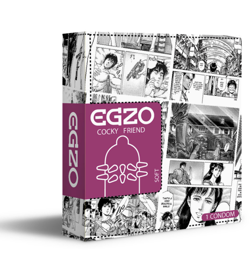 Egzo Hot Red čepice na penis s hroty