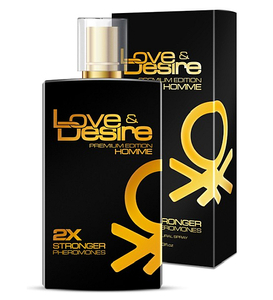 Feromony pro muže Love and Desire Premium Gold 100 ml