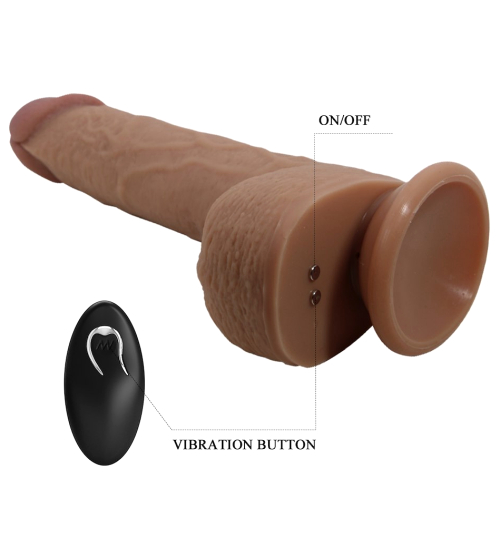 Realistický vibrátor Tommy s bezdrátovým dálkovým ovládáním