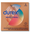 Nelatexové kondomy Durex Real Feel