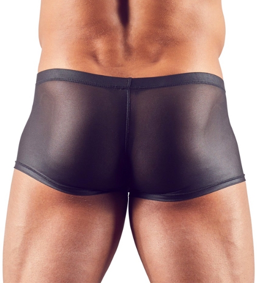 Černé boxerky se zipem