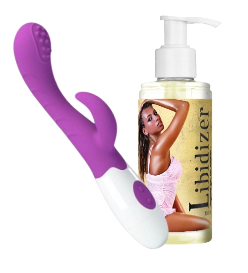 Populární sada: Vibrátor Deep Fantasy + gel pro zvýšení libida a intenzity prožitku