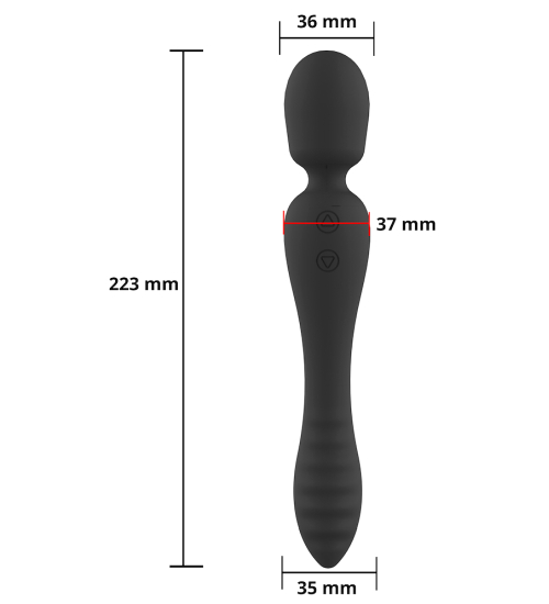 Černá hůlka - 20 vibračních režimů