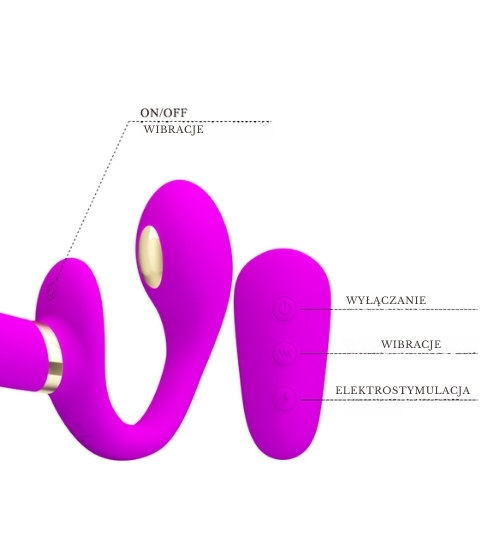 Strap-on bez postroje + elektrostimulace