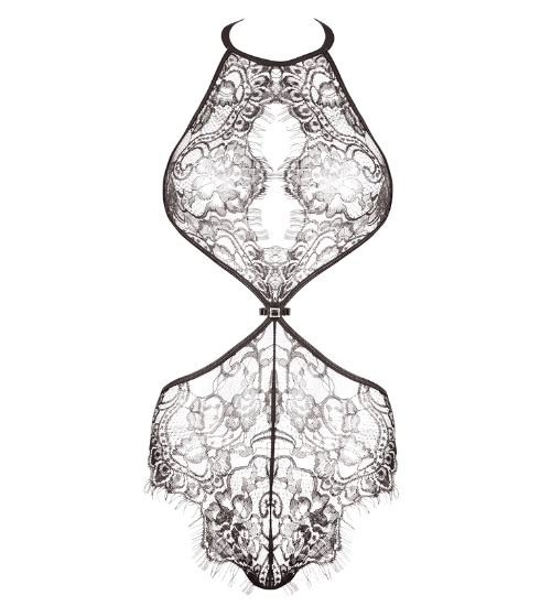 Krajkové body s dekorativní mašličkou