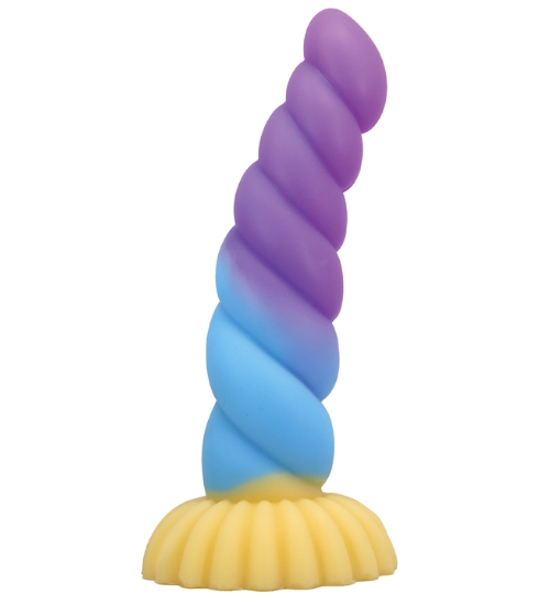 Barevné dildo jednorožec