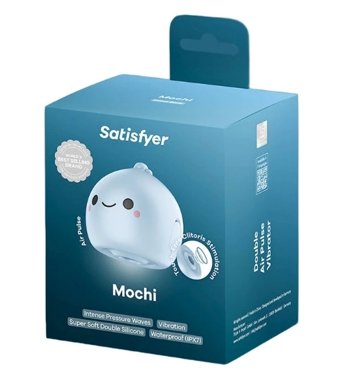 Mochi – světle modrý bezdotykový stimulátor klitorisu
