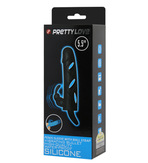 Penisová čepice se stimulátorem klitorisu - králíček