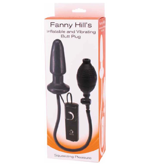 Nafukovací anální kolík s vibracemi